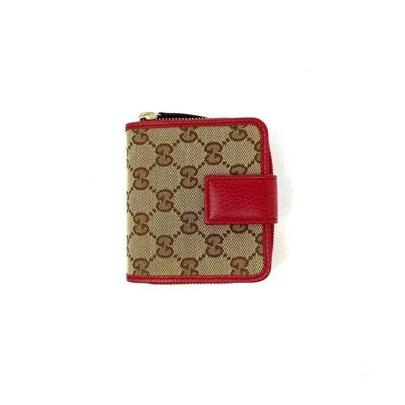 Gucci GG Canvas Compact French Wallet - Picture 1 of 6